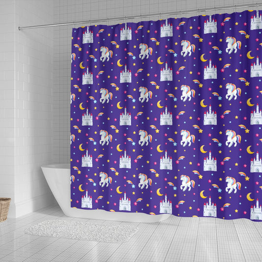 Unicorn Castle Shower Curtain