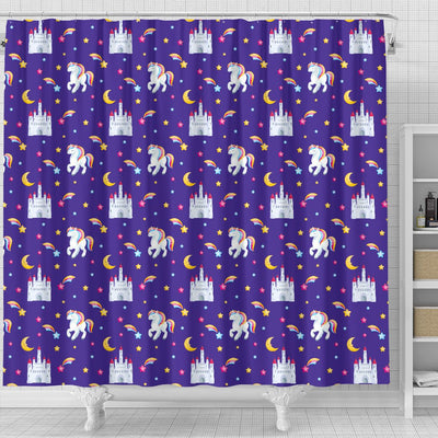 Unicorn Castle Shower Curtain