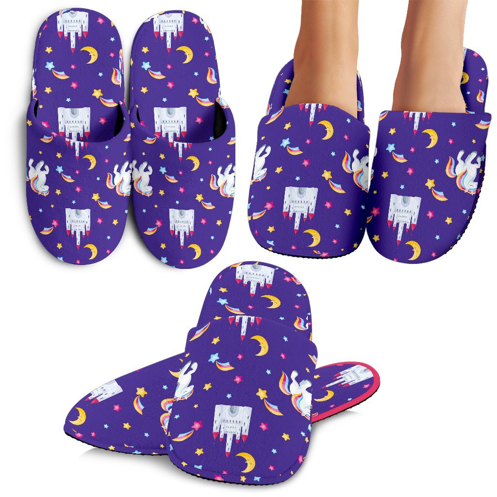 Unicorn Castle Slippers