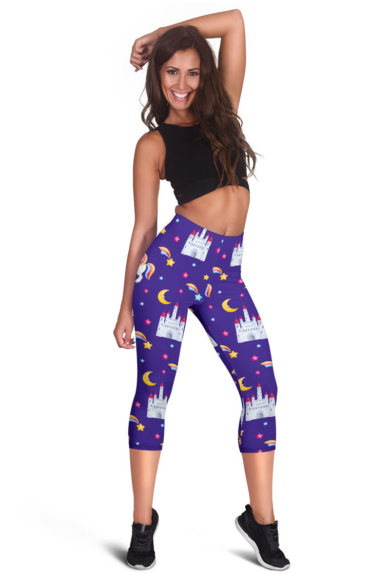 Unicorn Castle Women Capris