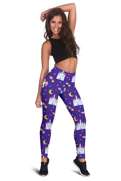 Unicorn Castle Women Leggings