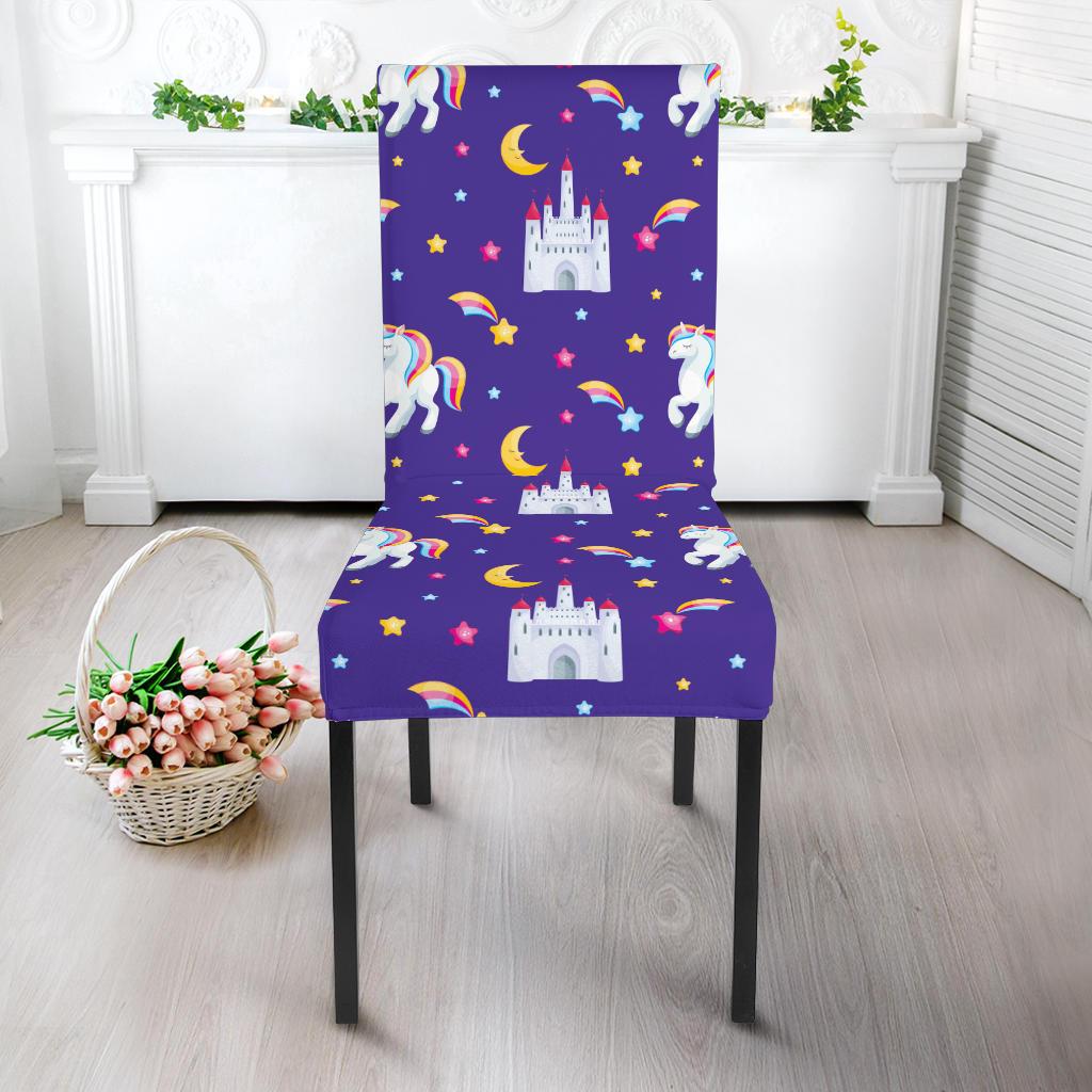 Unicorn Casttle Dining Chair Slipcover-JORJUNE.COM