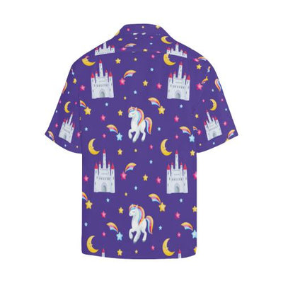 Unicorn Casttle Men Hawaiian Shirt