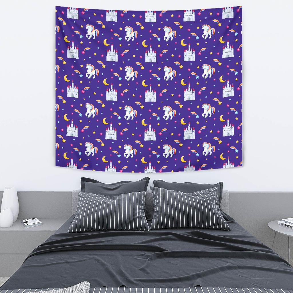 Unicorn Casttle Tapestry