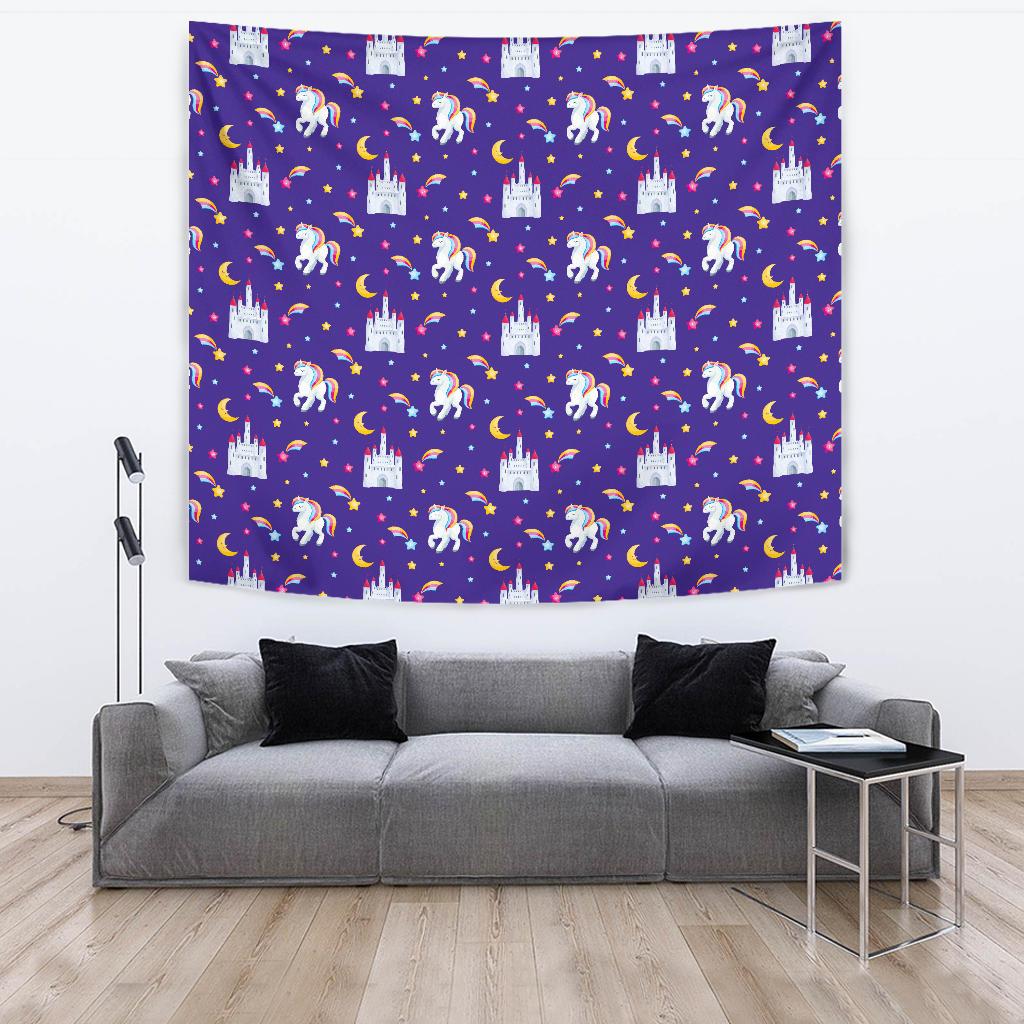 Unicorn Casttle Tapestry