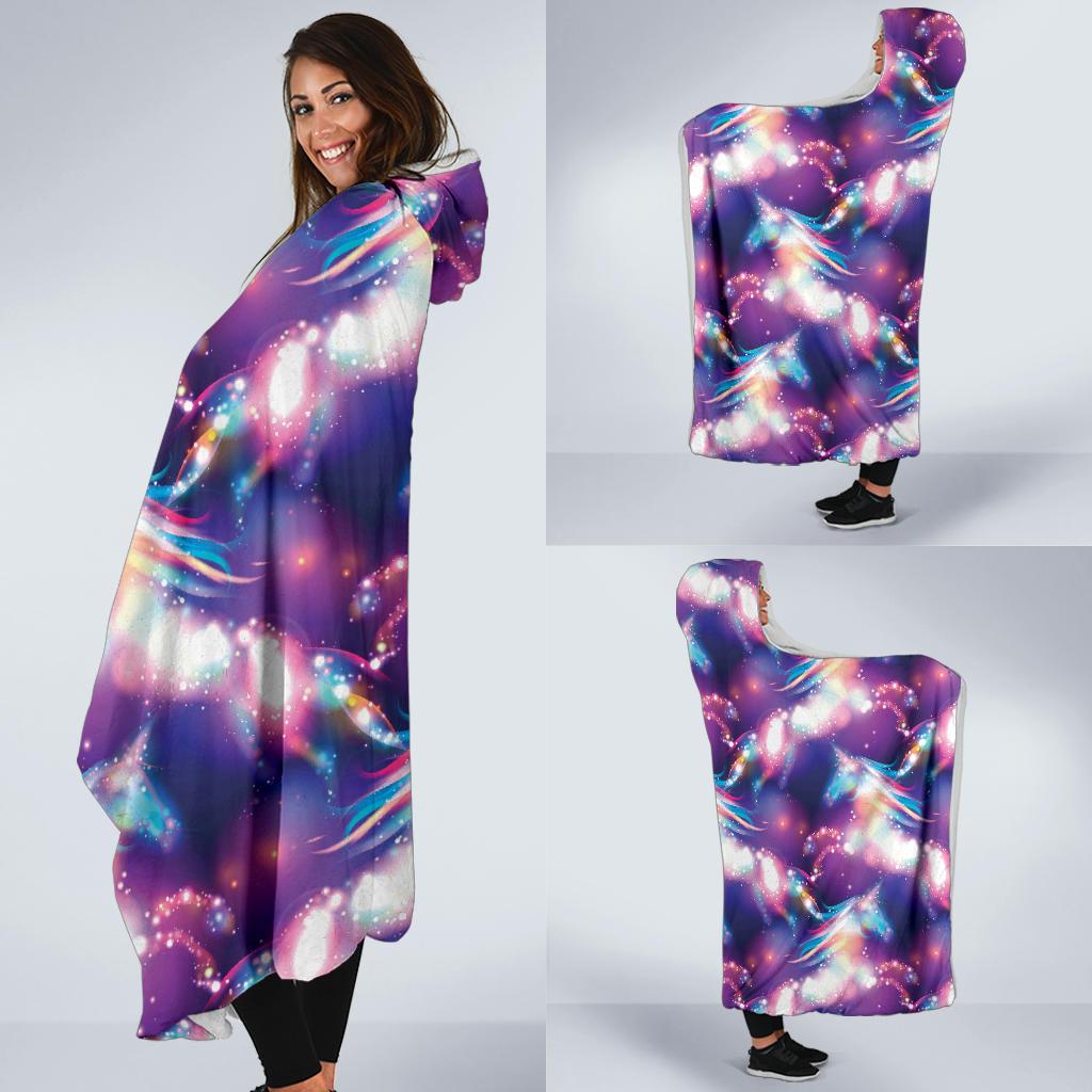 Unicorn Dream Hooded Blanket-JORJUNE.COM