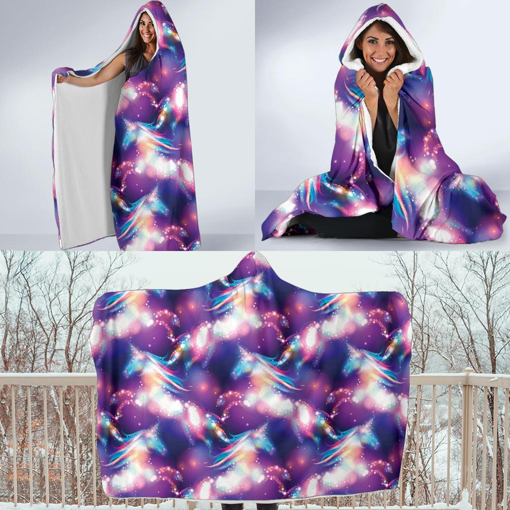 Unicorn Dream Hooded Blanket-JORJUNE.COM
