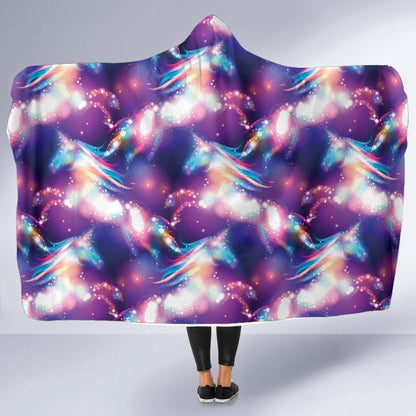Unicorn Dream Hooded Blanket-JORJUNE.COM
