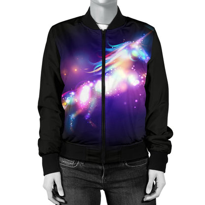 Unicorn Dream Women Casual Bomber Jacket
