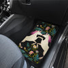 Unicorn in Floral Car Floor Mats