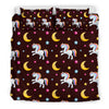 Unicorn Moon Star Duvet Cover Bedding Set