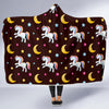 Unicorn Moon Star Hooded Blanket-JORJUNE.COM