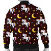 Unicorn Moon Star Men Casual Bomber Jacket