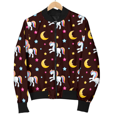 Unicorn Moon Star Men Casual Bomber Jacket