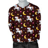 Unicorn Moon Star Men Crewneck Sweatshirt