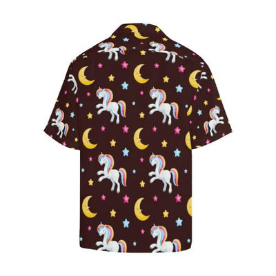 Unicorn Moon Star Men Hawaiian Shirt