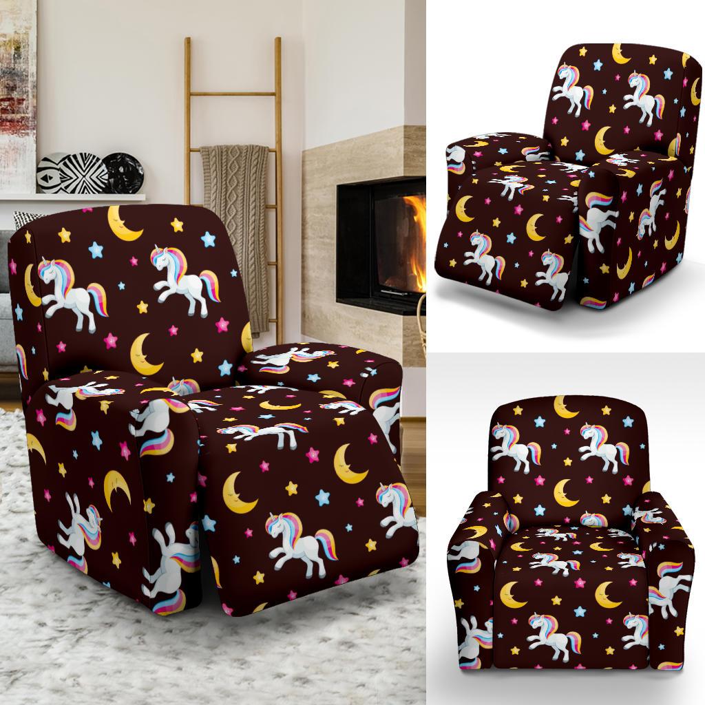 Unicorn Moon Star Recliner Slipcover-JORJUNE.COM