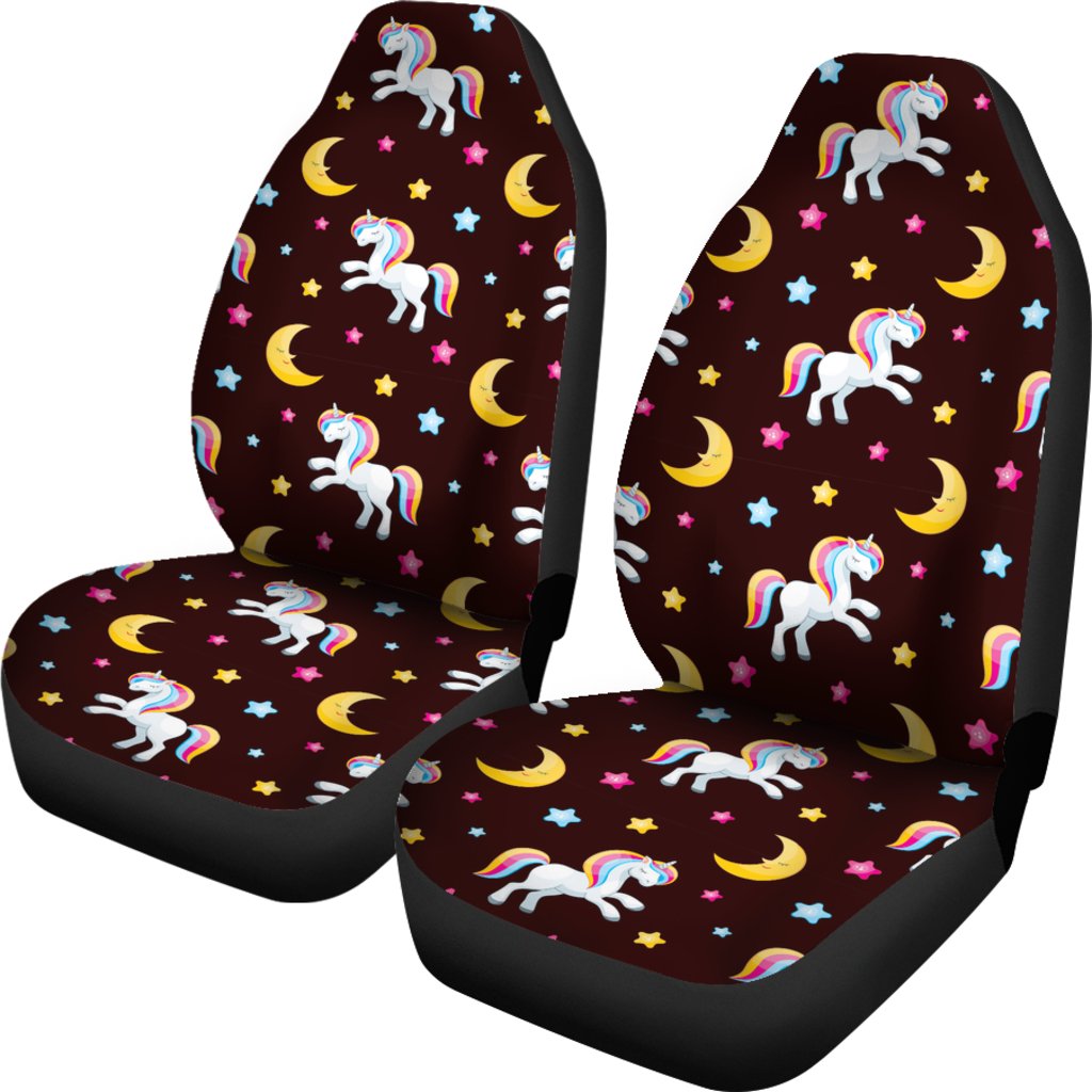 Unicorn Moon Star Universal Fit Car Seat Covers