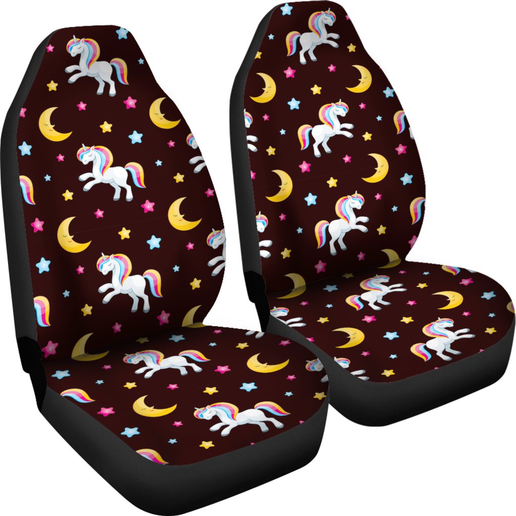 Unicorn Moon Star Universal Fit Car Seat Covers