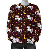 Unicorn Moon Star Women Crewneck Sweatshirt