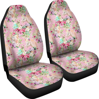 Unicorn Princess with Rose Universal Fit Car Seat Covers