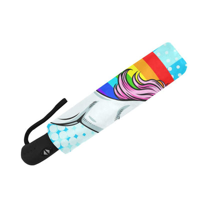 Unicorn Rainbow Automatic Foldable Umbrella