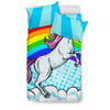 Unicorn Rainbow Duvet Cover Bedding Set