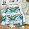 Unicorn Rainbow Fleece Blanket