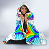 Unicorn Rainbow Hooded Blanket-JORJUNE.COM