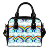 Unicorn Rainbow Leather Shoulder Handbag