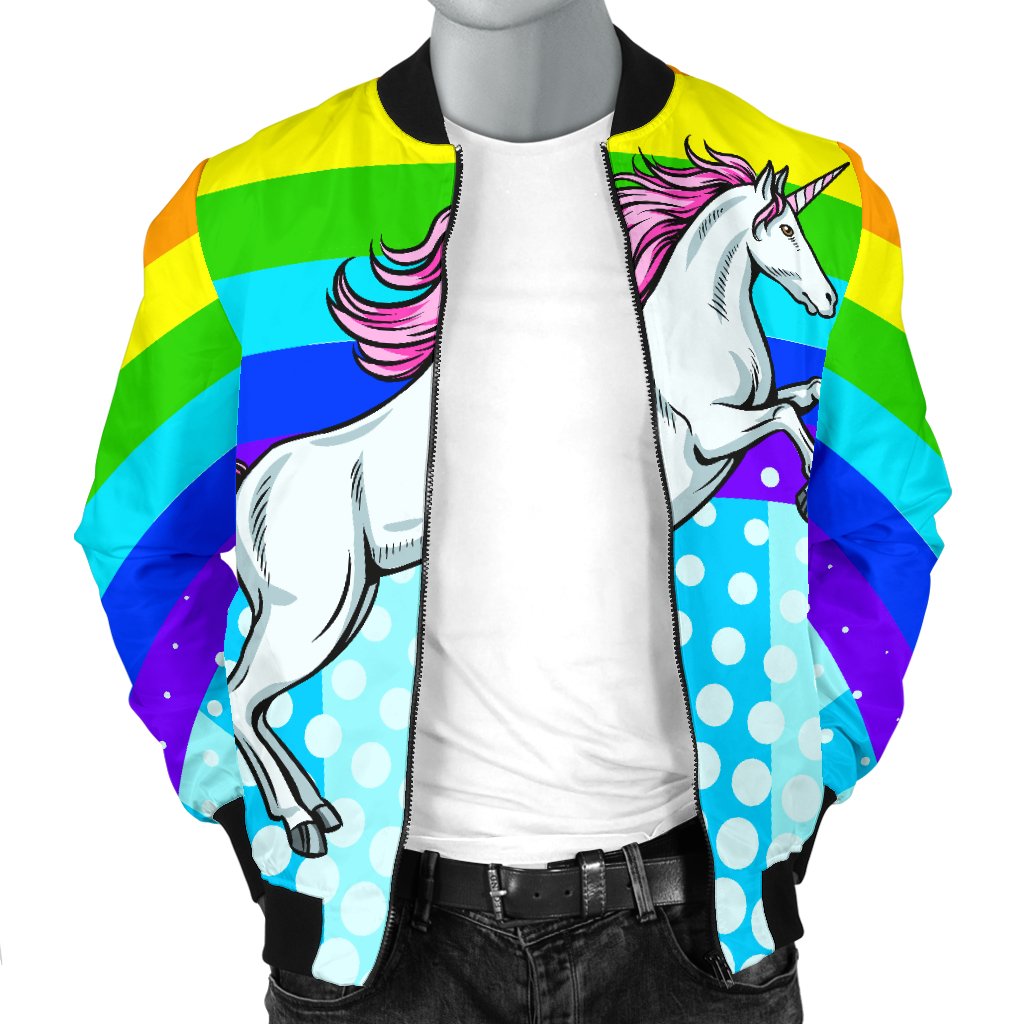 A Handful Rainbow Bomber Jacket