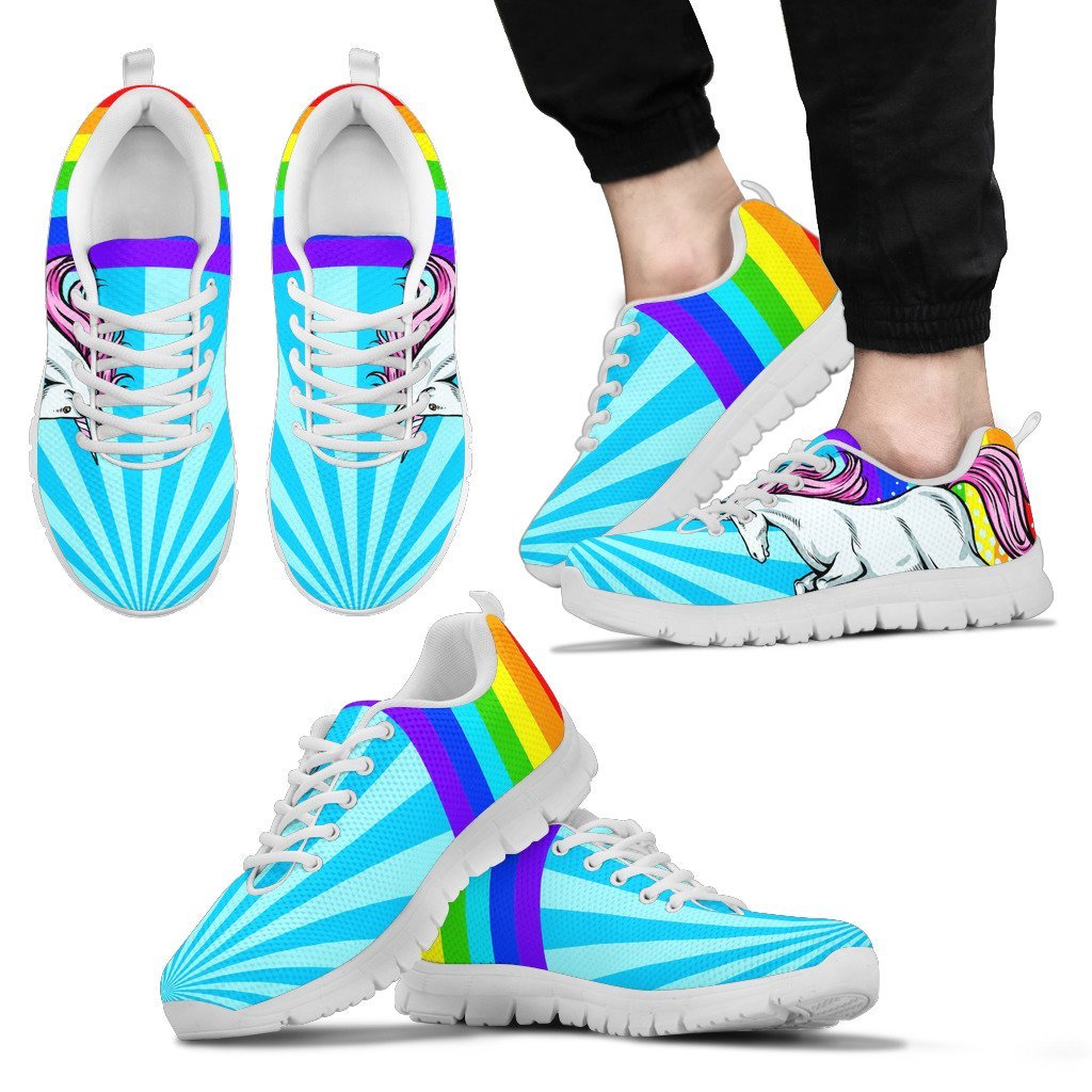 Unicorn Rainbow Men Sneakers