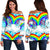 Unicorn Rainbow Off Shoulder Sweatshirt