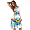 Unicorn Rainbow Sleeveless Mini Dress