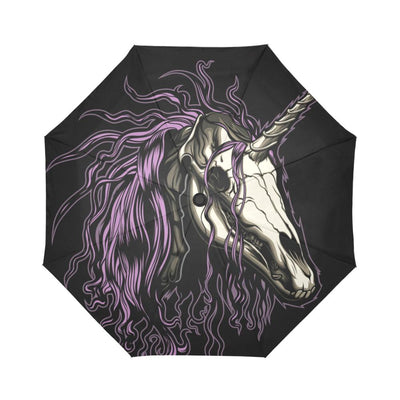 Unicorn Skull head Automatic Foldable Umbrella