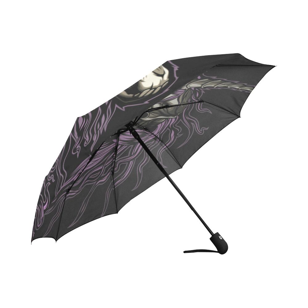 Unicorn Skull head Automatic Foldable Umbrella