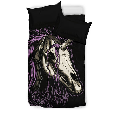 Unicorn Skull head Duvet Cover Bedding Set