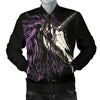 Unicorn Skull Head Men Casual Bomber Jacket