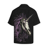 Unicorn Skull head Men Hawaiian Shirt