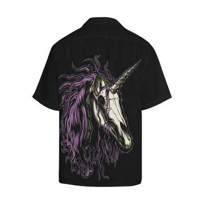 Unicorn Skull head Men Hawaiian Shirt