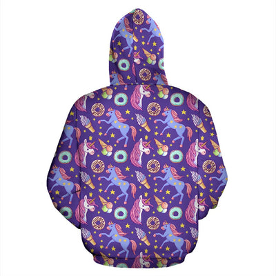 Unicorn Sweety All Over Zip Up Hoodie