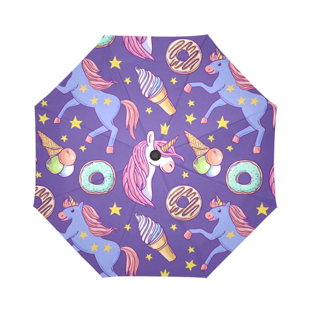 Unicorn Sweety Automatic Foldable Umbrella