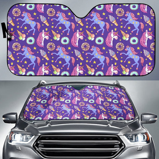 Unicorn Sweety Car Sun Shade-JorJune