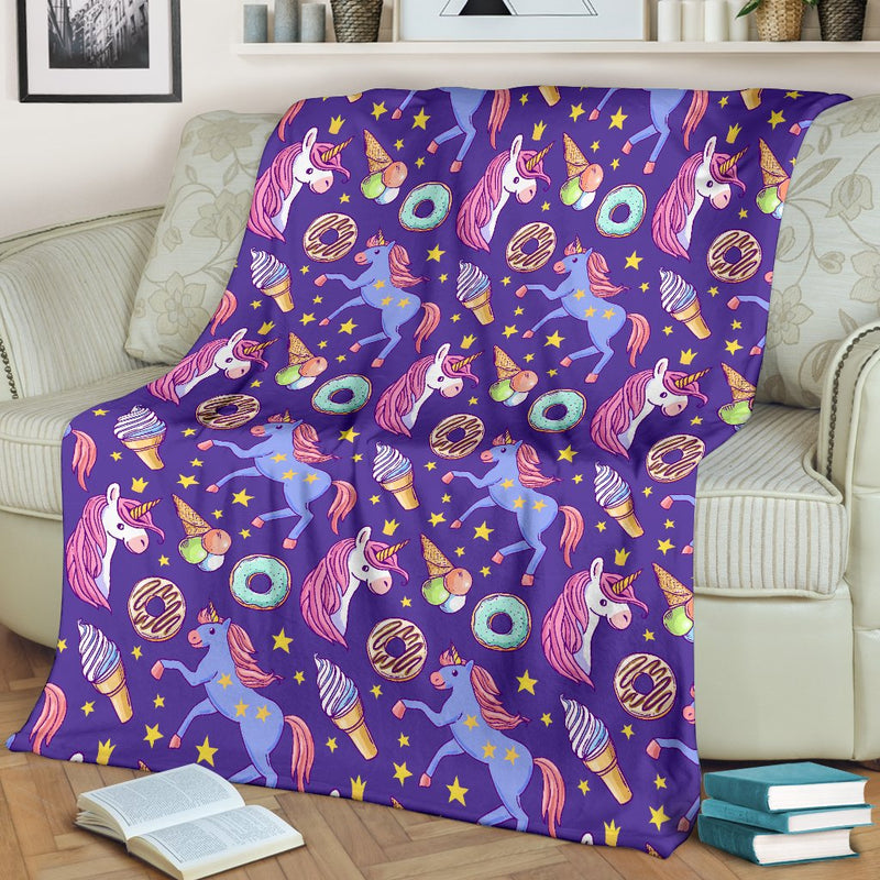 Unicorn Sweety Fleece Blanket