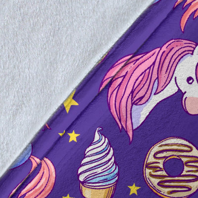 Unicorn Sweety Fleece Blanket