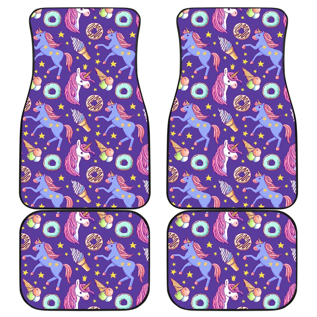 Unicorn Sweety Front and Back Car Floor Mats
