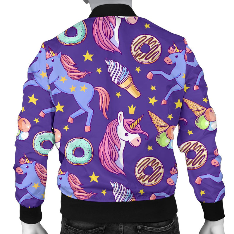 Unicorn Sweety Men Casual Bomber Jacket