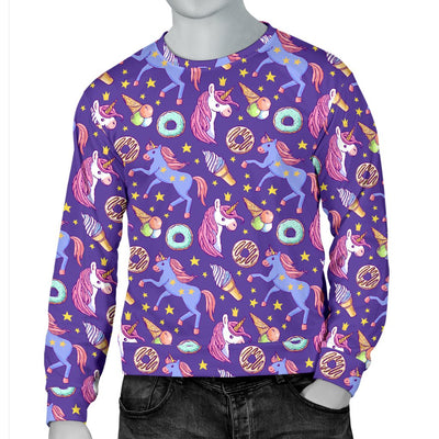 Unicorn Sweety Men Crewneck Sweatshirt