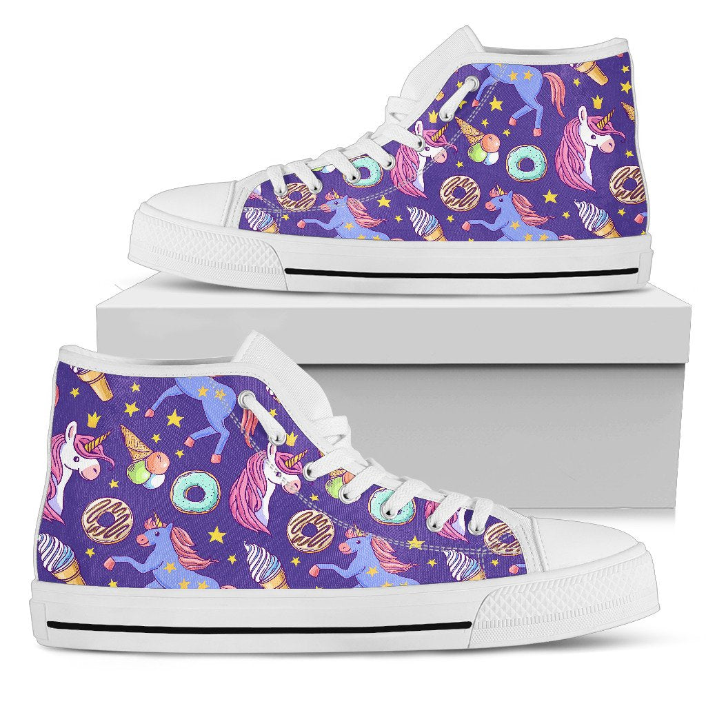 Unicorn Sweety Men High Top Shoes