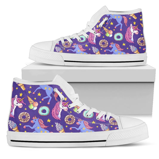 Unicorn Sweety Men High Top Shoes